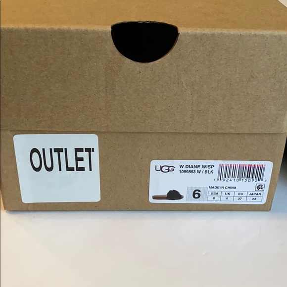 ✨New✨ UGG Diane Wisp Furry Slide - Picture 7 of 9